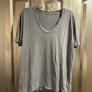 Light Blue, Aerie T-Shirt, Size: M|M